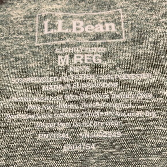 L.L.Bean Men’s Running Jacket 1/4 Zip Size M Like New - Picture 8 of 9